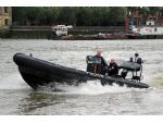 Phil kindly arranged for a ‘fly-past’ of one of the smaller RIBs engaged in a training exercise.